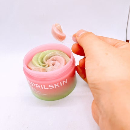 ピンクアロエメレンゲクレンザー/APRILSKIN/その他洗顔料を使ったクチコミ(4枚目)