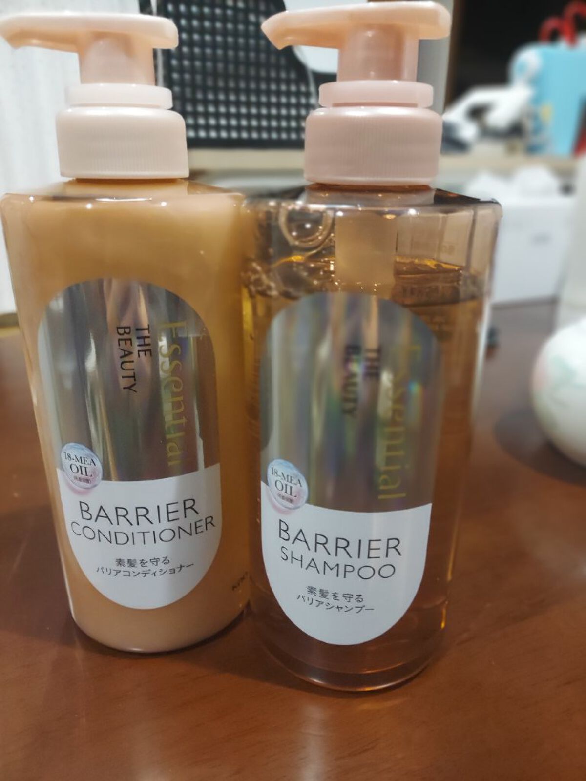 ザビューティ 髪のキメ美容素髪を守る バリアシャンプー/コンディショナー/エッセンシャル/シャンプー・コンディショナーを使ったクチコミ(1枚目)
