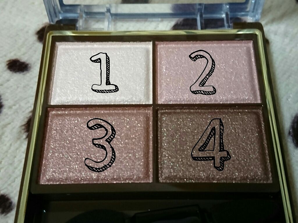 スキニーリッチシャドウ/excel/アイシャドウパレットを使ったクチコミ(3枚目)