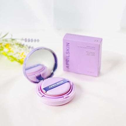 ウルトラスリムクッション+レフィルセット 23号ナチュラルベージュ/APRILSKIN/クッションファンデーションを使ったクチコミ(1枚目)