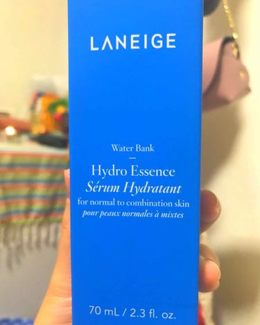 LANEIGE 🦋

以前あげた化粧水と共に一気に買いました〜！

一応化粧水→ハイドロエッセンス→クリームの順で塗っています！

効能とかもあまり詳しくは分からず、、🙊
説明書には潤いを増やすモイスチ