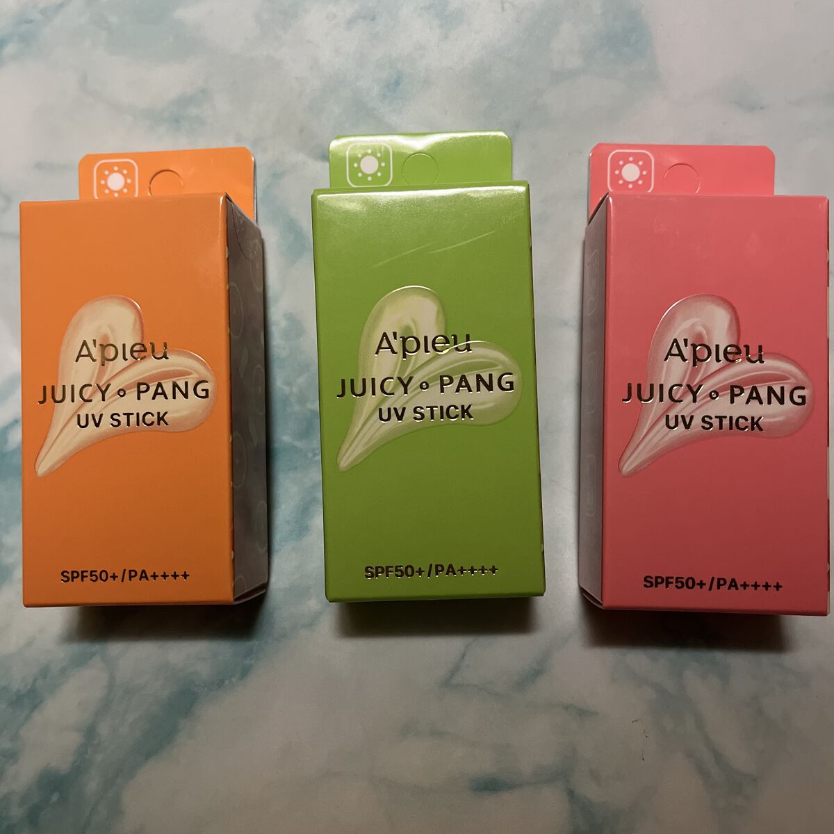 アピュー ジューシーパン UVスティック/A’pieu/日焼け止め・UVケアを使ったクチコミ（1枚目）