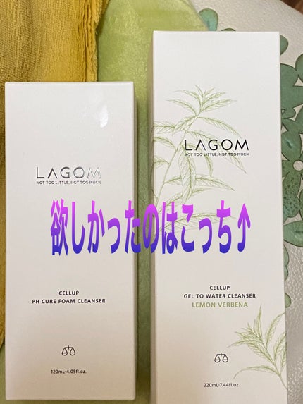 ラゴム ジェルトゥウォーター クレンザー(朝用洗顔)/LAGOM /その他洗顔料を使ったクチコミ(1枚目)