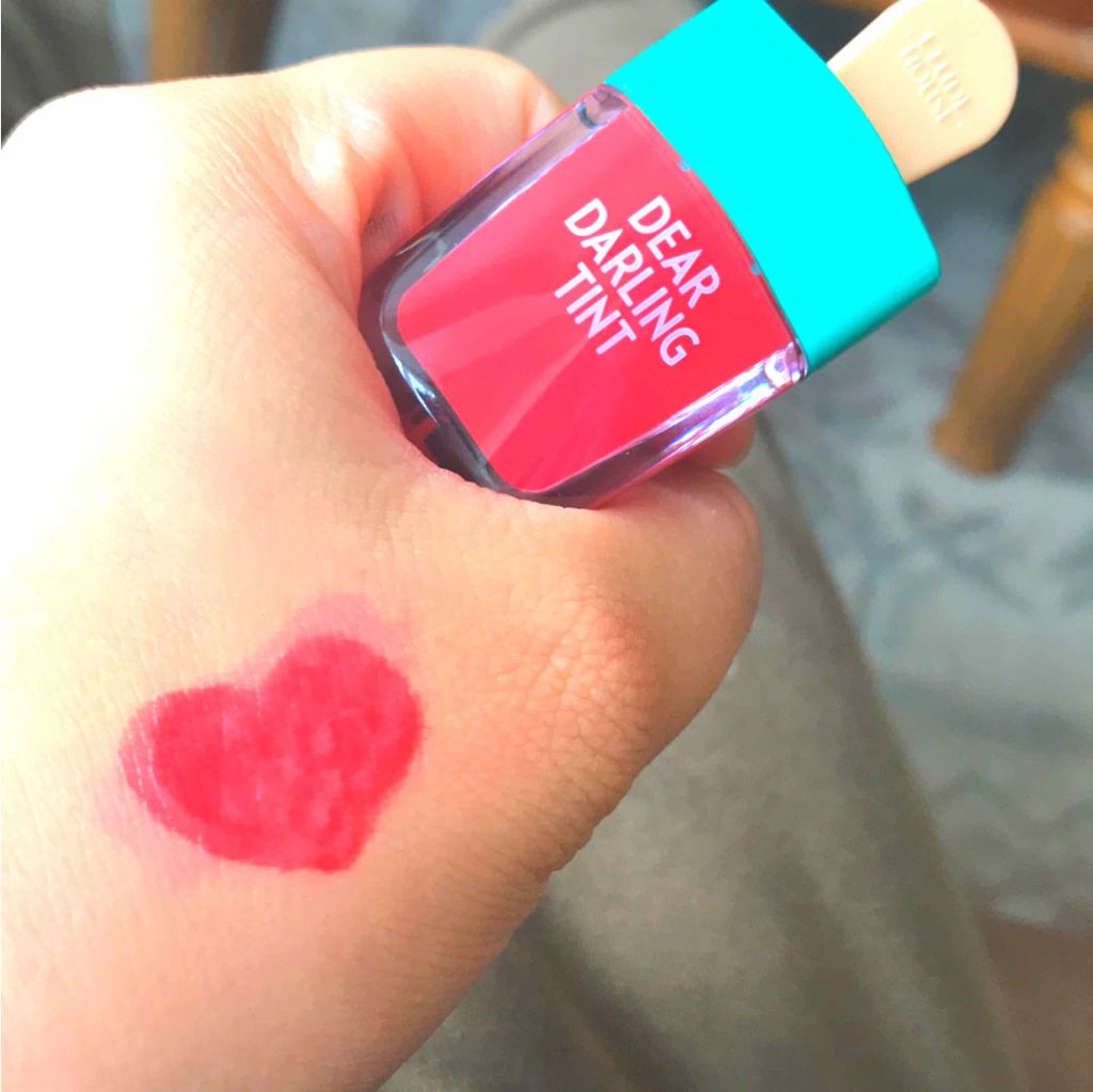 ディアダーリン ウォータージェルティント/ETUDE/リップティントを使ったクチコミ（1枚目）