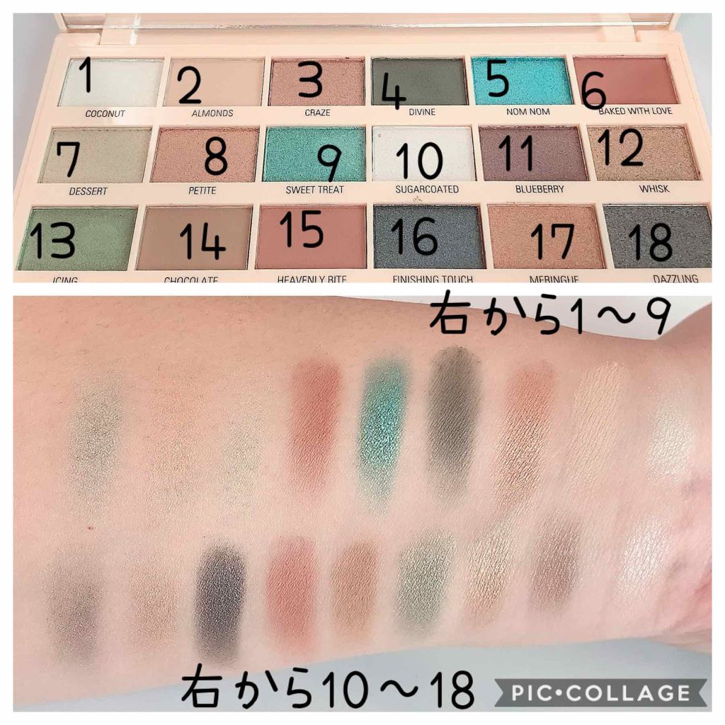 アイラブチョコレート/MAKEUP REVOLUTION/アイシャドウパレットを使ったクチコミ（2枚目）