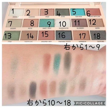 アイラブチョコレート/MAKEUP REVOLUTION/アイシャドウパレットを使ったクチコミ(2枚目)