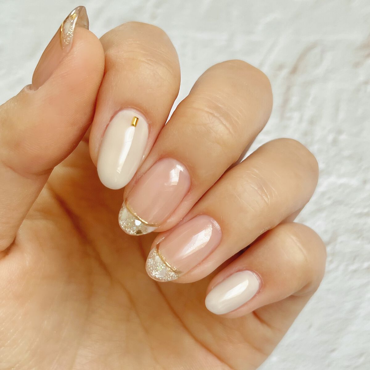 ラフカットシェルシート/Naility!/ジェルネイルを使ったクチコミ（2枚目）