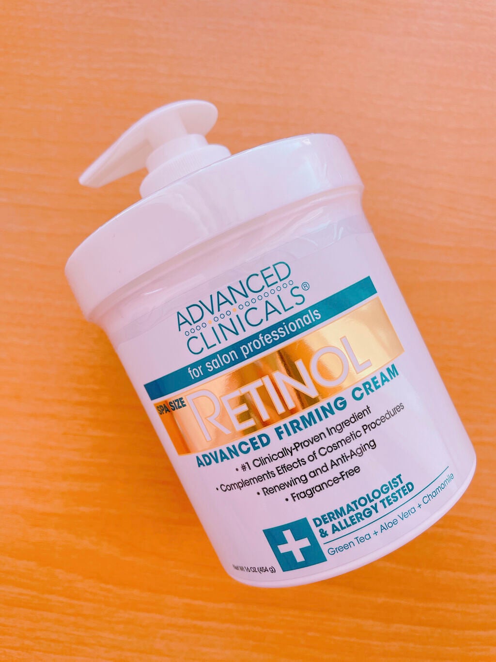 レチノールアドバンスドファーミングクリーム/ADVANCED CLINICALS/ボディクリームを使ったクチコミ(1枚目)