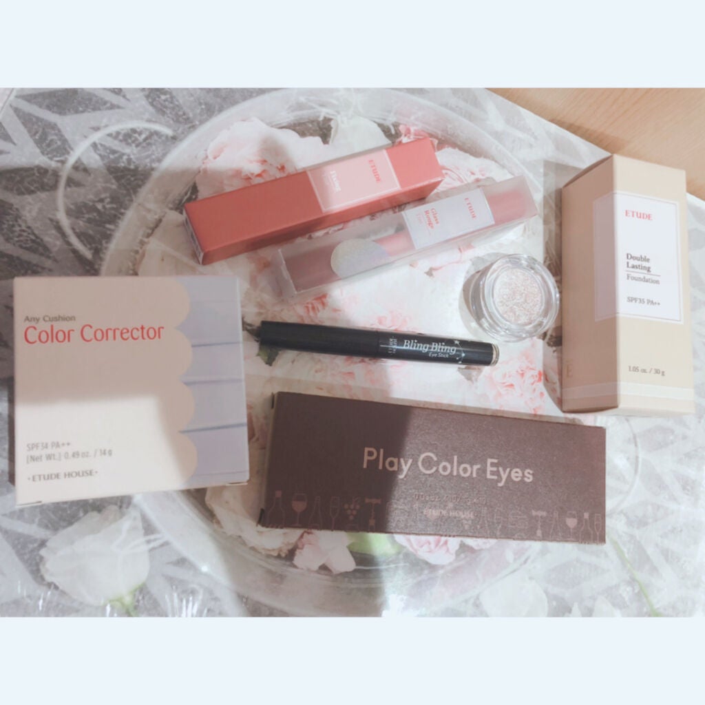 キラキラ アイシャドウ/ETUDE/スティックアイシャドウを使ったクチコミ(2枚目)