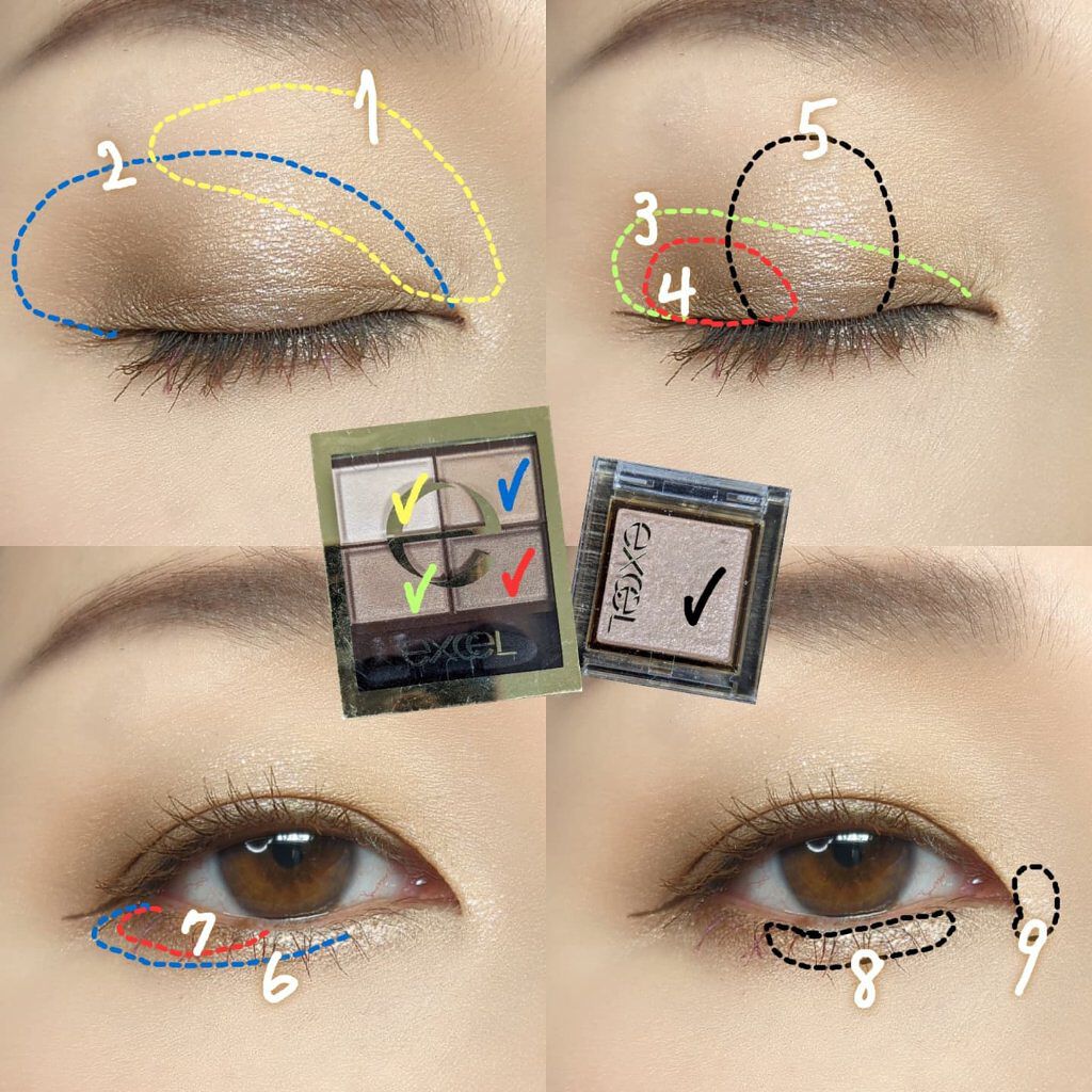 アイプランナー/excel/単色アイシャドウを使ったクチコミ（3枚目）