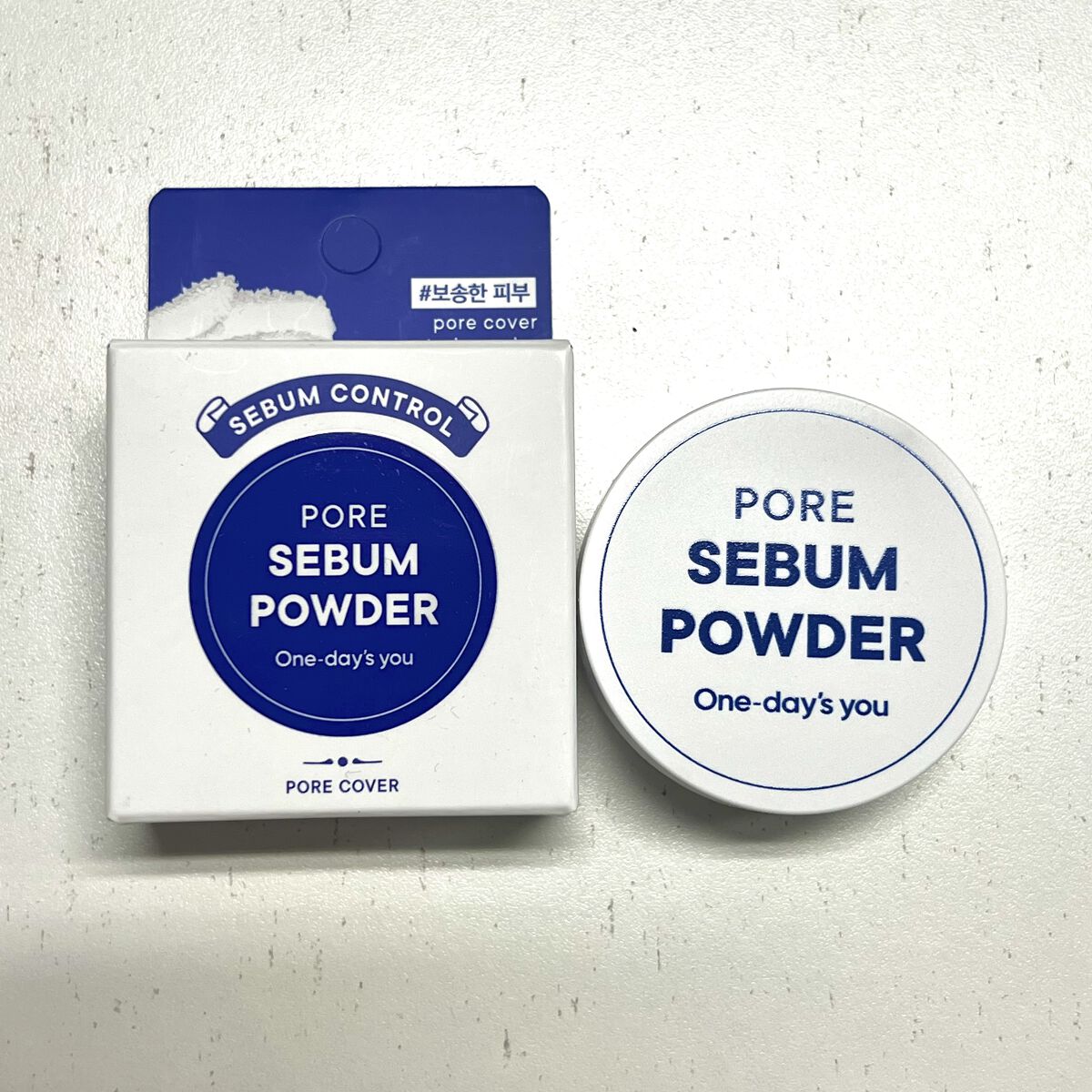 ポアセバムパウダー/One-day's you/ルースパウダーを使ったクチコミ（2枚目）