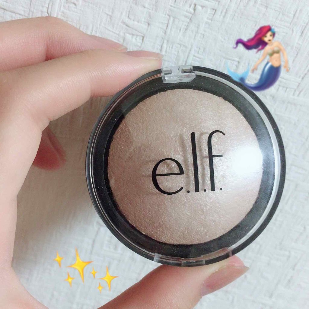 ベイクドハイライター/e.l.f. Cosmetics/パウダーハイライトを使ったクチコミ（1枚目）