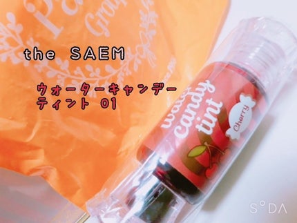 ウォーター キャンディー ティント/the SAEM/リップティントを使ったクチコミ(1枚目)