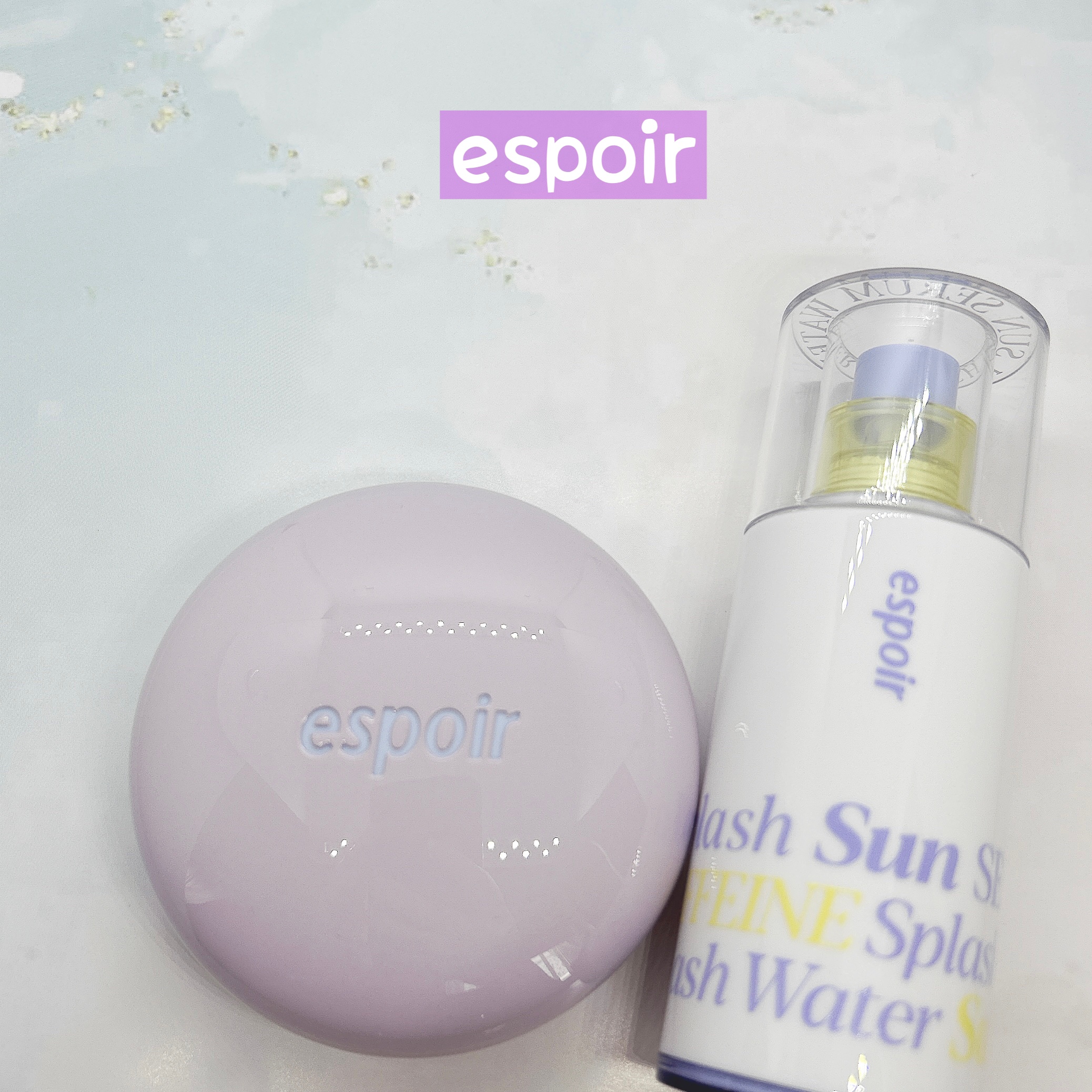 エスポア ウォータースプラッシュサンセラム/espoir/日焼け止めクリームを使ったクチコミ（1枚目）