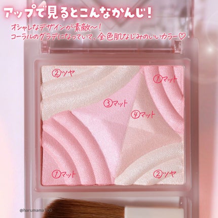 ブレンドカラーチーク/CEZANNE/チークを使ったクチコミ(3枚目)