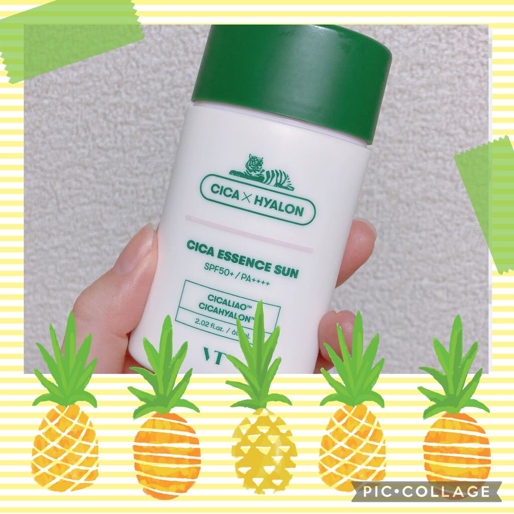 CICA エッセンスサン/VT/日焼け止めローションを使ったクチコミ（1枚目）