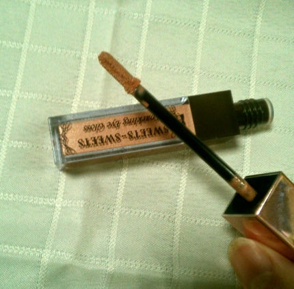 スパークリングアイグロス 10 テラコッタオレンジ/スウィーツ スウィーツ/リキッドアイシャドウを使ったクチコミ(2枚目)