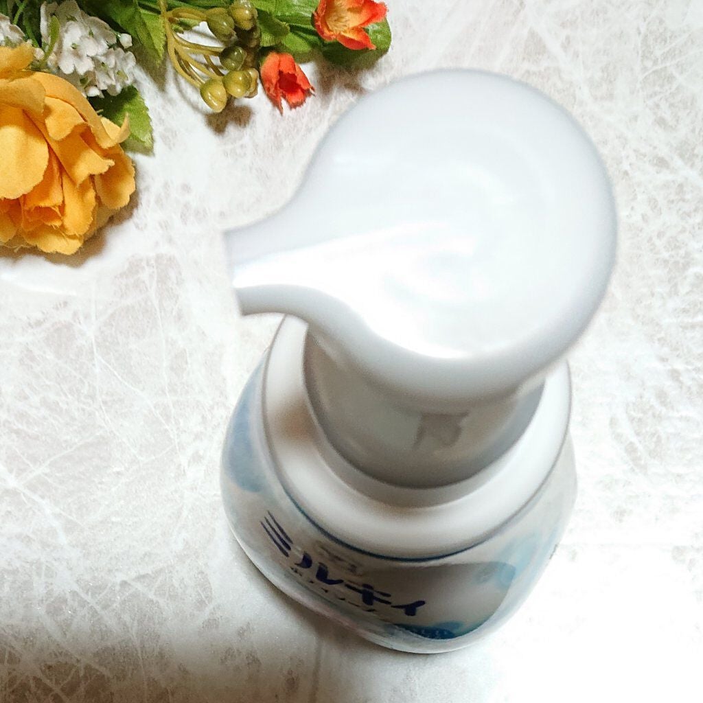 泡で出てくる ミルキィボディソープ やさしいせっけんの香り/ミルキィ/ボディソープを使ったクチコミ(3枚目)