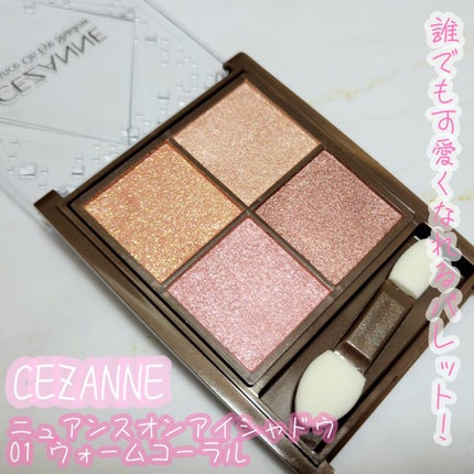ニュアンスオンアイシャドウ/CEZANNE/アイシャドウパレットを使ったクチコミ(1枚目)