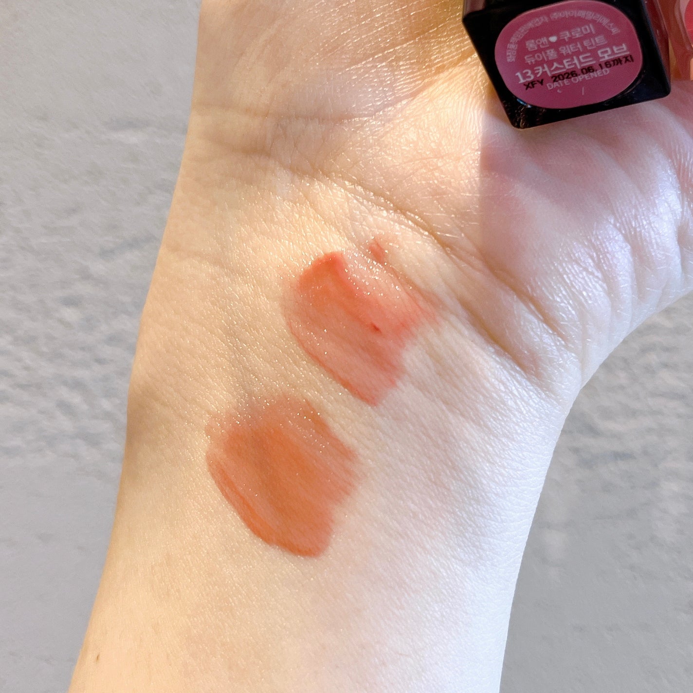 デュイフルウォーターティント/rom&nd/リップティントを使ったクチコミ(3枚目)