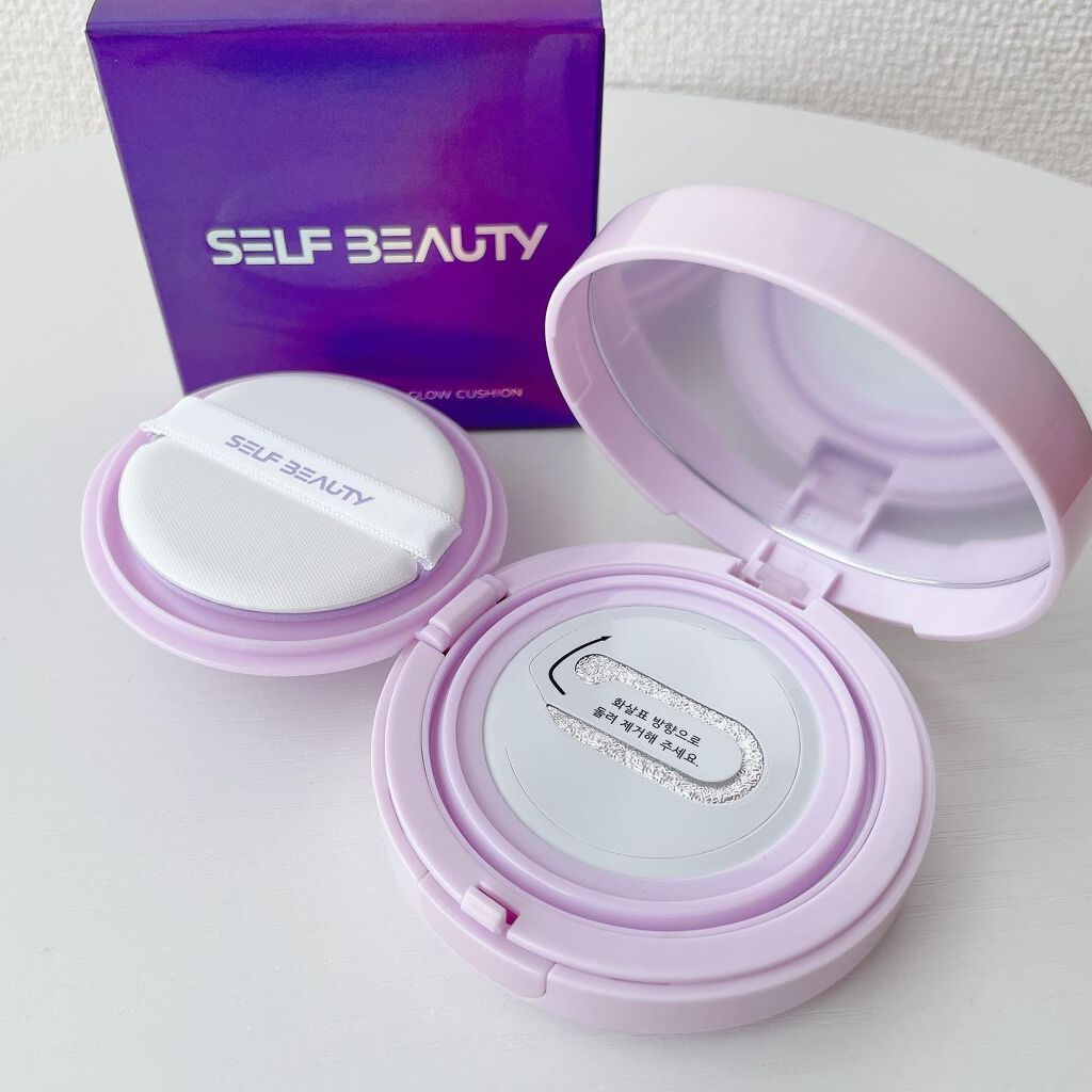 ユニコーン オーロラ光彩クッション/SELF BEAUTY/クッションファンデーションを使ったクチコミ(2枚目)