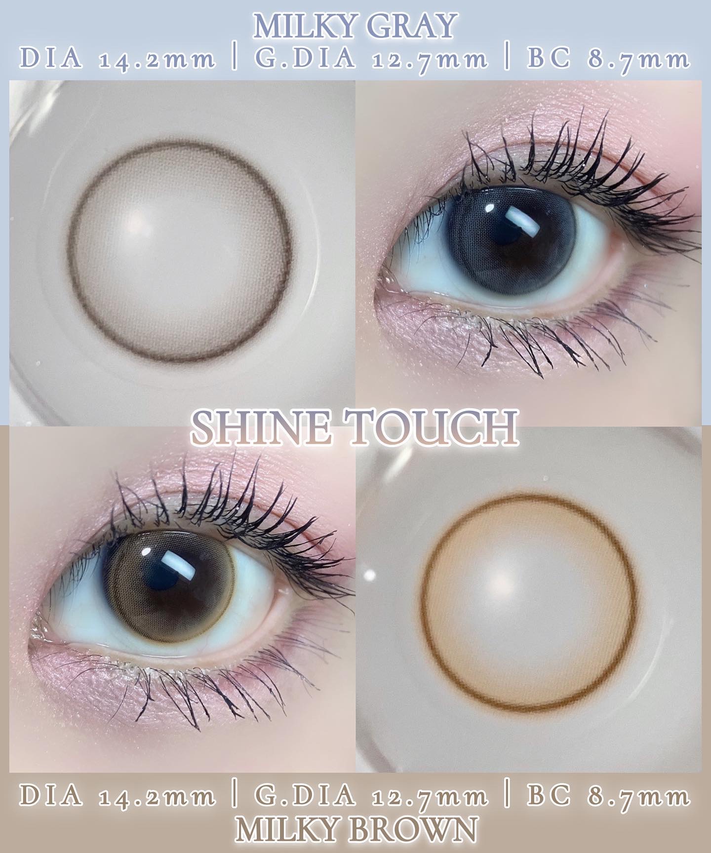 ShineTouch 1day/OLENS/ワンデー（１DAY）カラコンを使ったクチコミ（2枚目）