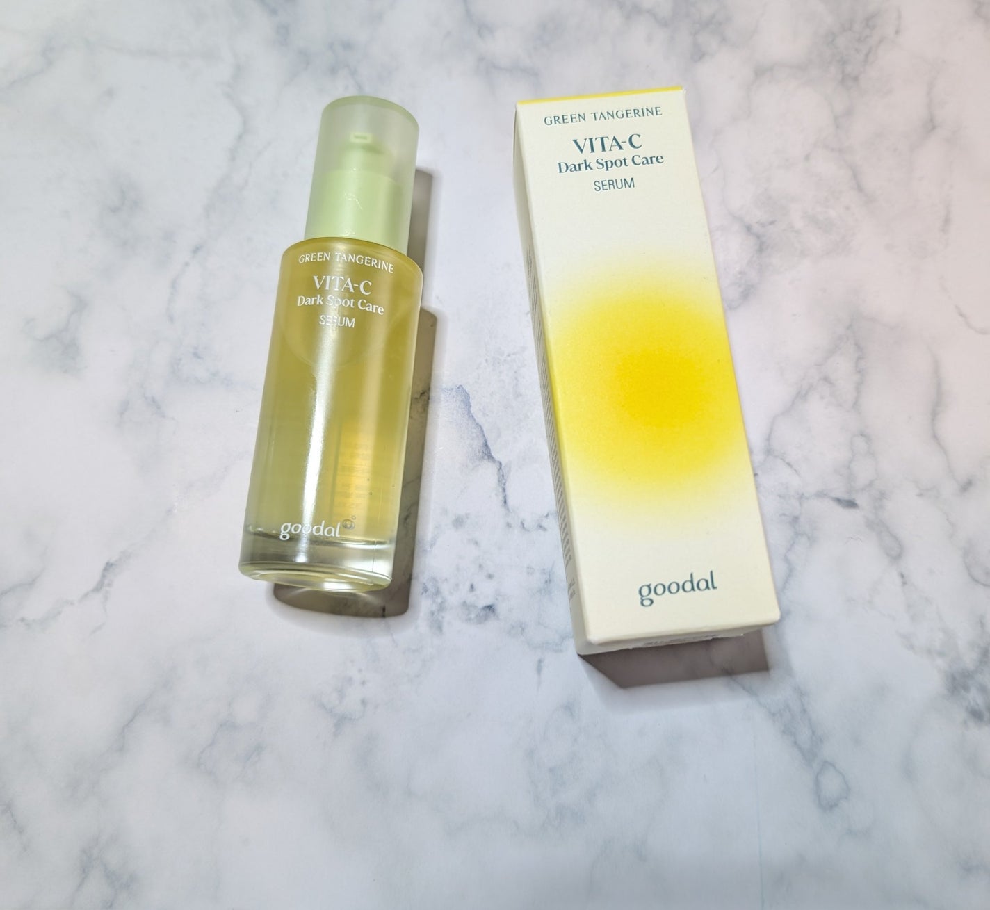 グリーンタンジェリン ビタC ダークスポットケアセラム/goodal/美容液を使ったクチコミ(1枚目)