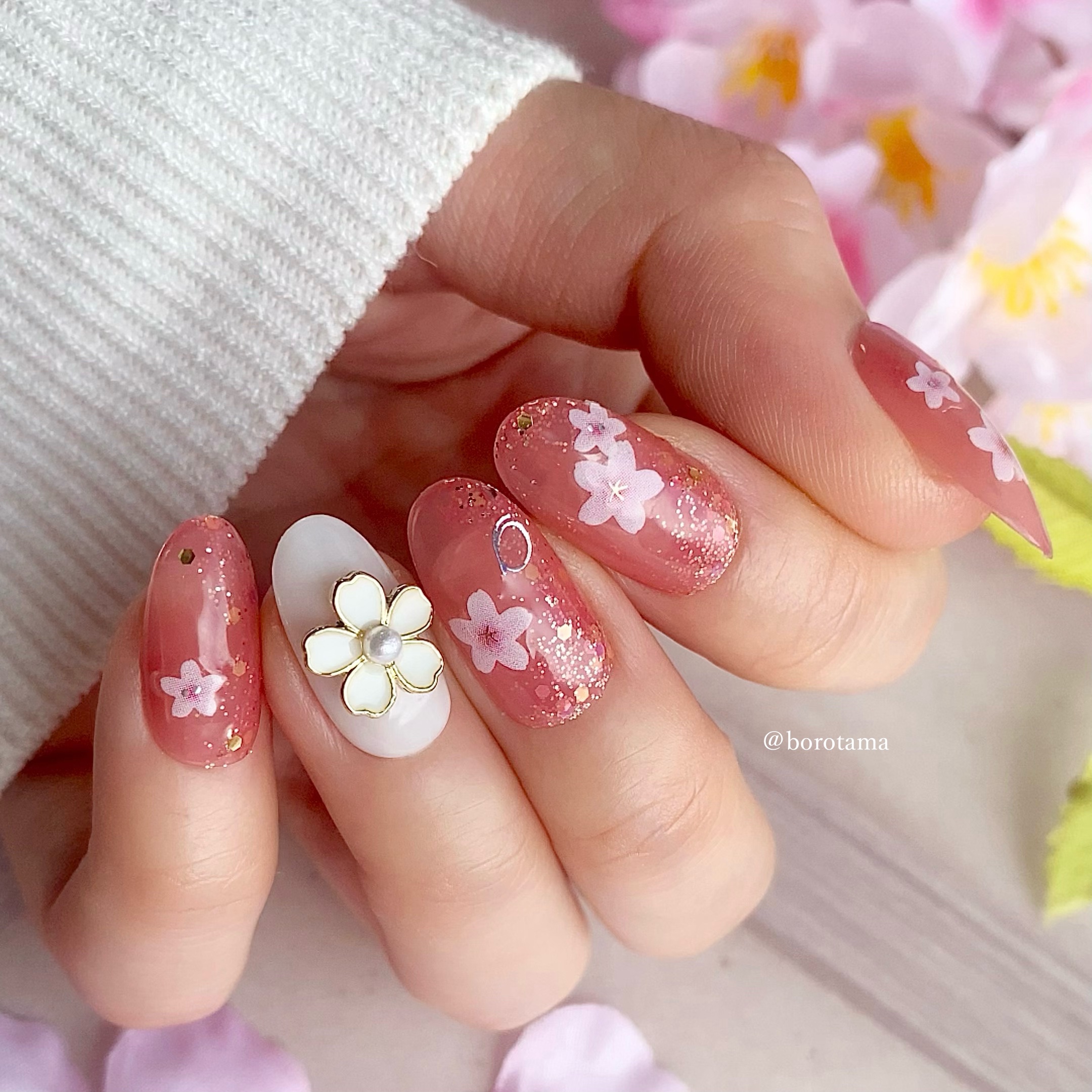 ネイルシール/キャンドゥ/ネイルシールを使ったクチコミ（2枚目）