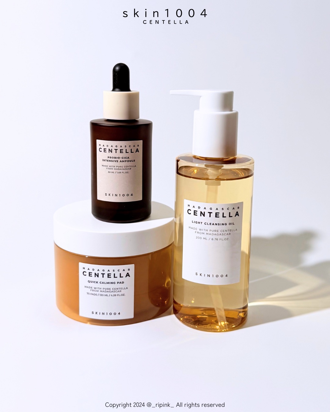 センテラ ライトクレンジングオイル/SKIN1004/オイルクレンジングを使ったクチコミ（1枚目）