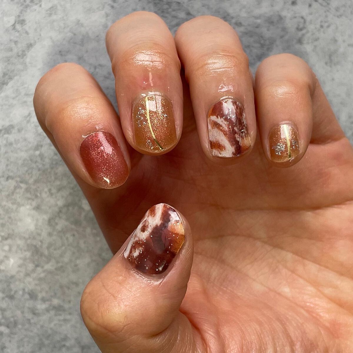 リアルジェルネイルシール/BEAUTY AVENUE/ネイルシールを使ったクチコミ(5枚目)