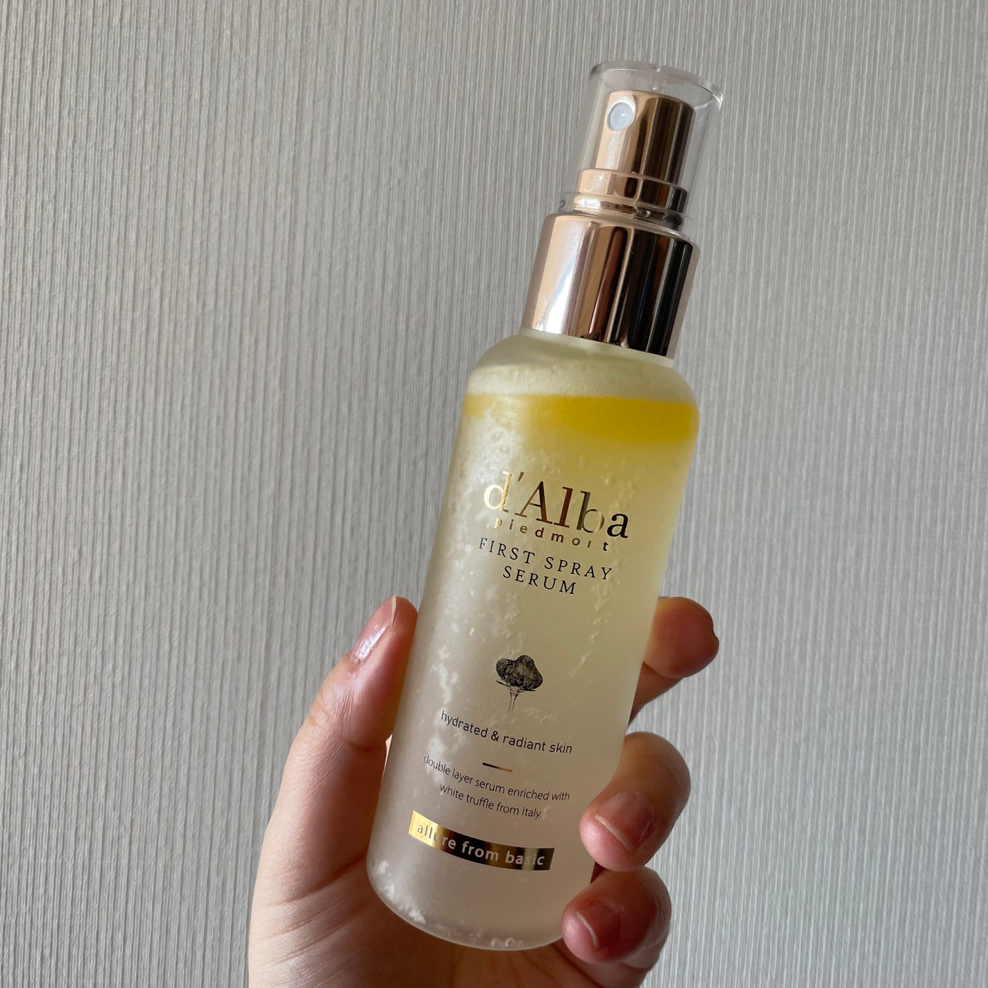 ダルバ ホワイトトリュフファーストスプレーセラム/ダルバ/ミスト状化粧水を使ったクチコミ(2枚目)