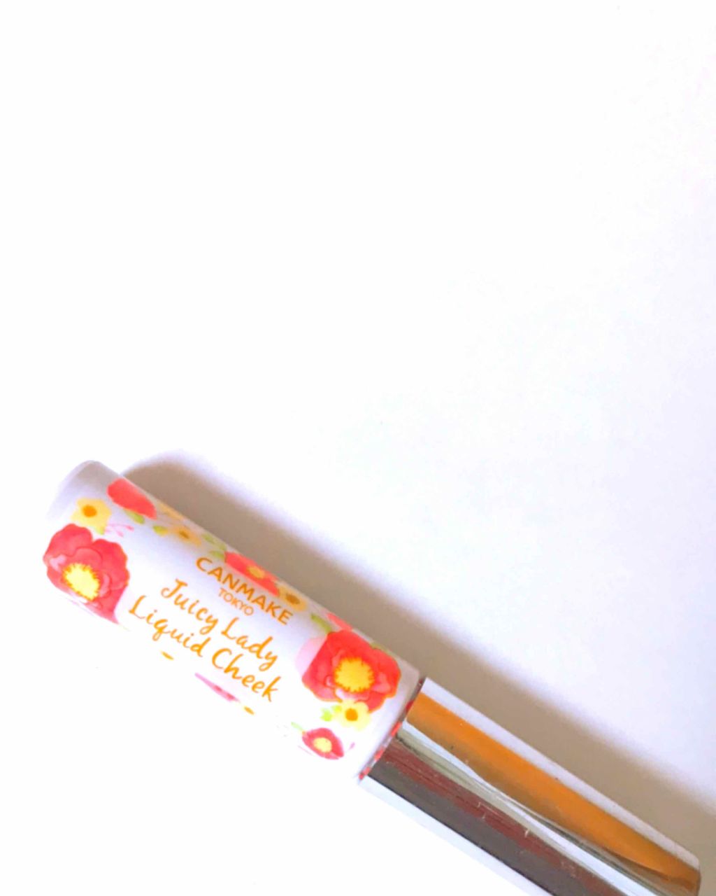 ジューシーレディリキッドチーク/キャンメイク/リキッドチークを使ったクチコミ（2枚目）