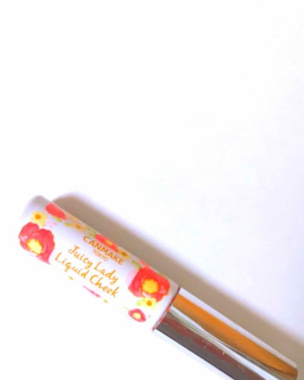ジューシーレディリキッドチーク/キャンメイク/リキッドチークを使ったクチコミ(2枚目)