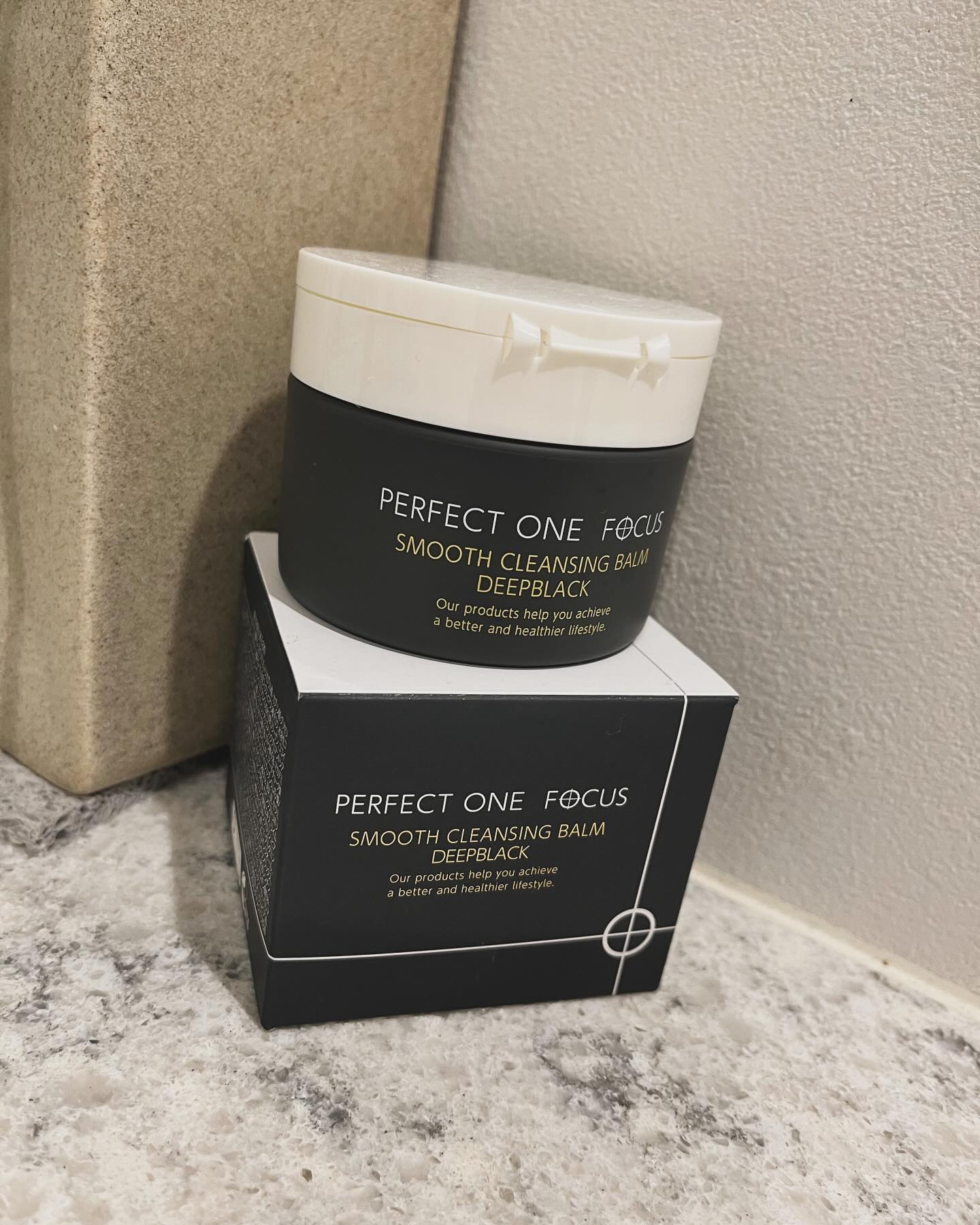 パーフェクトワンフォーカス スムースクレンジングバーム ディープブラック/PERFECT ONE  FOCUS/クレンジングバームを使ったクチコミ（1枚目）