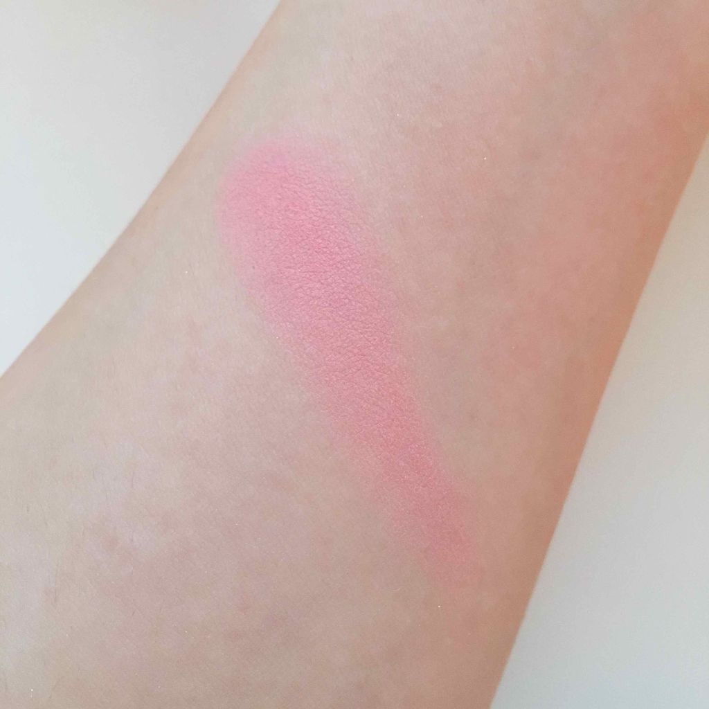 マットフルールチークス 01 マットアプリコット/キャンメイク/パウダーチークを使ったクチコミ（3枚目）