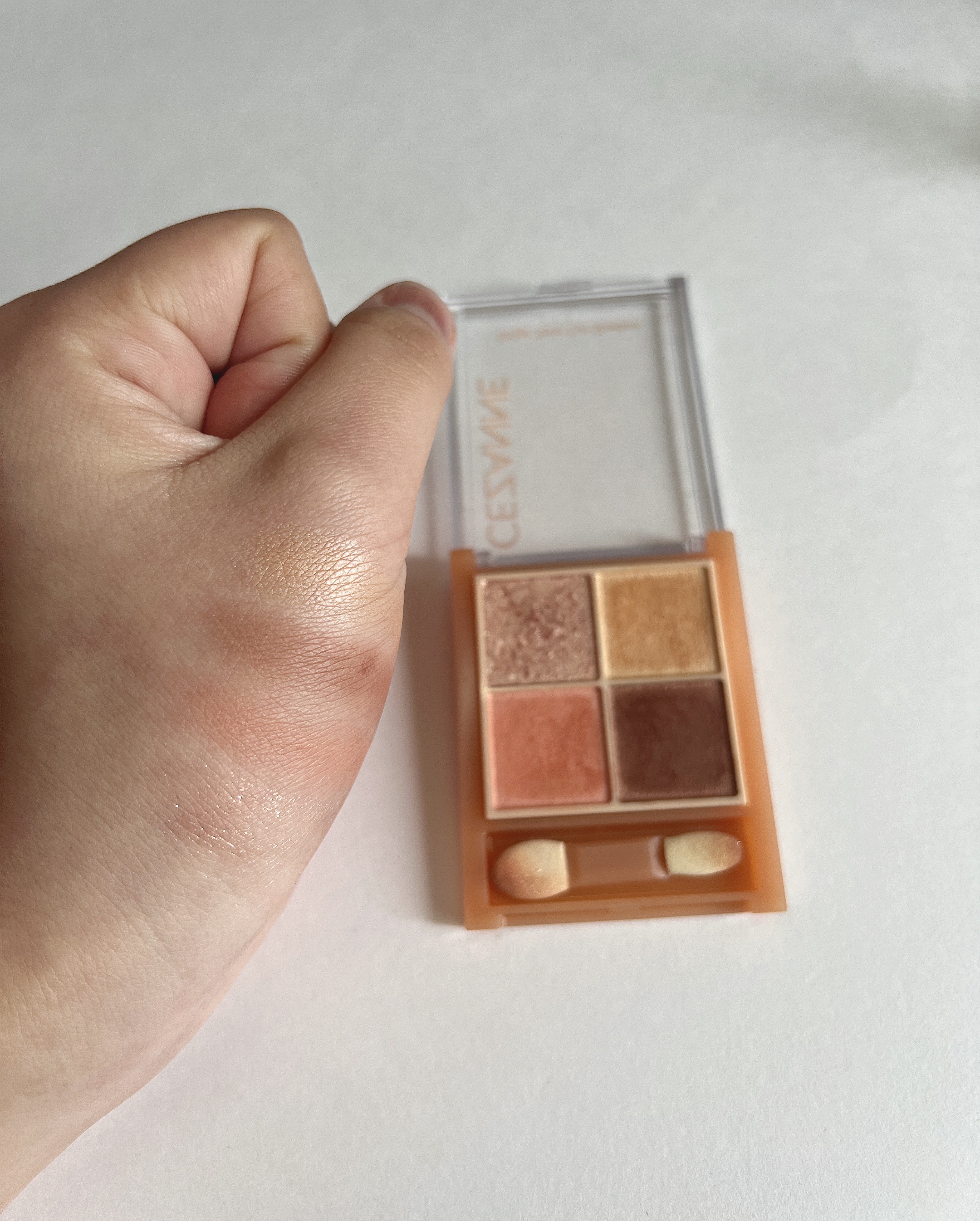 ベージュトーンアイシャドウ/CEZANNE/アイシャドウパレットを使ったクチコミ（2枚目）