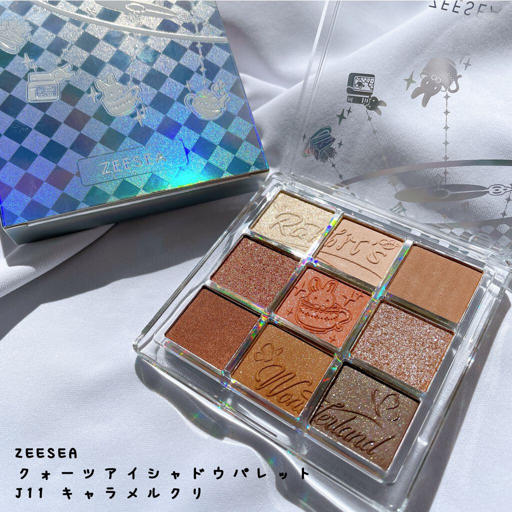 クォーツ 9色アイシャドウパレット(ドリームランドアイシャドウ)/ZEESEA/アイシャドウパレットを使ったクチコミ(1枚目)