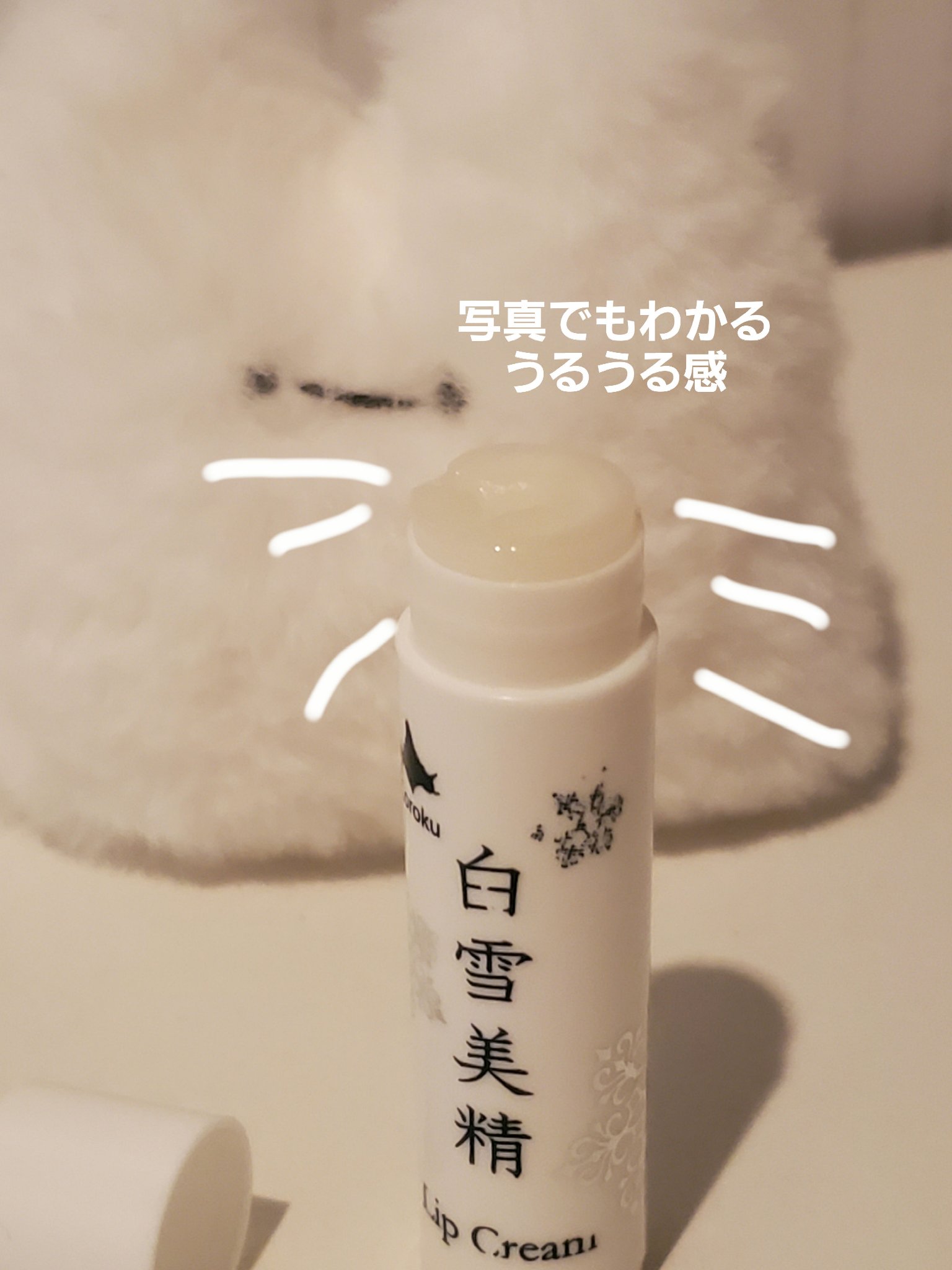 白雪美精リップクリーム/白雪美精/リップクリームを使ったクチコミ（2枚目）