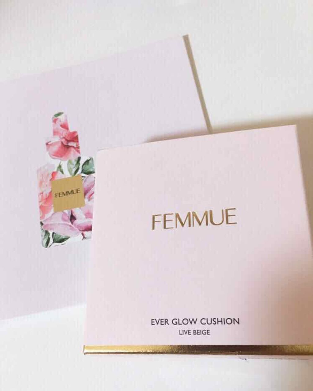 エバーグロウクッション SPF23 PA++/FEMMUE/クッションファンデーションを使ったクチコミ(1枚目)