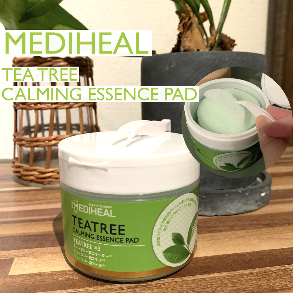 ティーツリーカーミングエッセンスパッド/MEDIHEAL/トナーパッドを使ったクチコミ（1枚目）