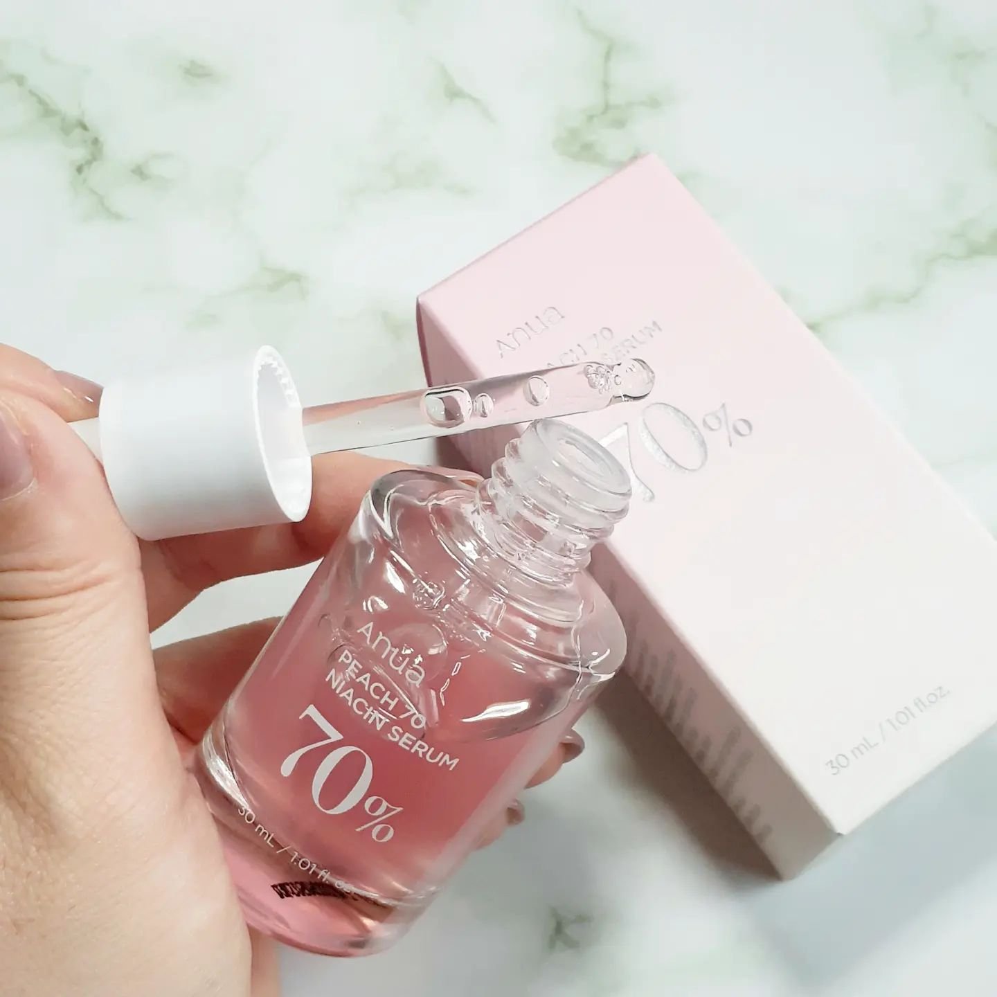 桃70%ナイアシンセラム/Anua/美容液を使ったクチコミ（2枚目）