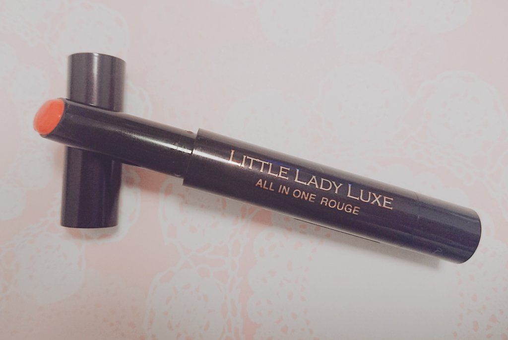 オールインワンルージュ 03 コーラルレッド/リトルレディ リュクス/リップグロスを使ったクチコミ（2枚目）