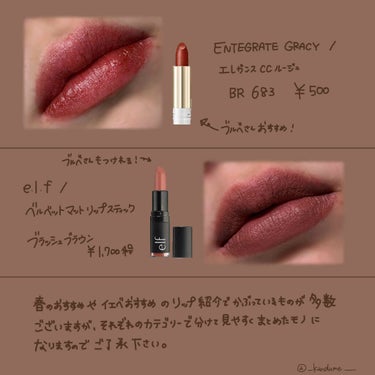 ベルベット マット リップスティック/e.l.f. Cosmetics/口紅を使ったクチコミ（3枚目）