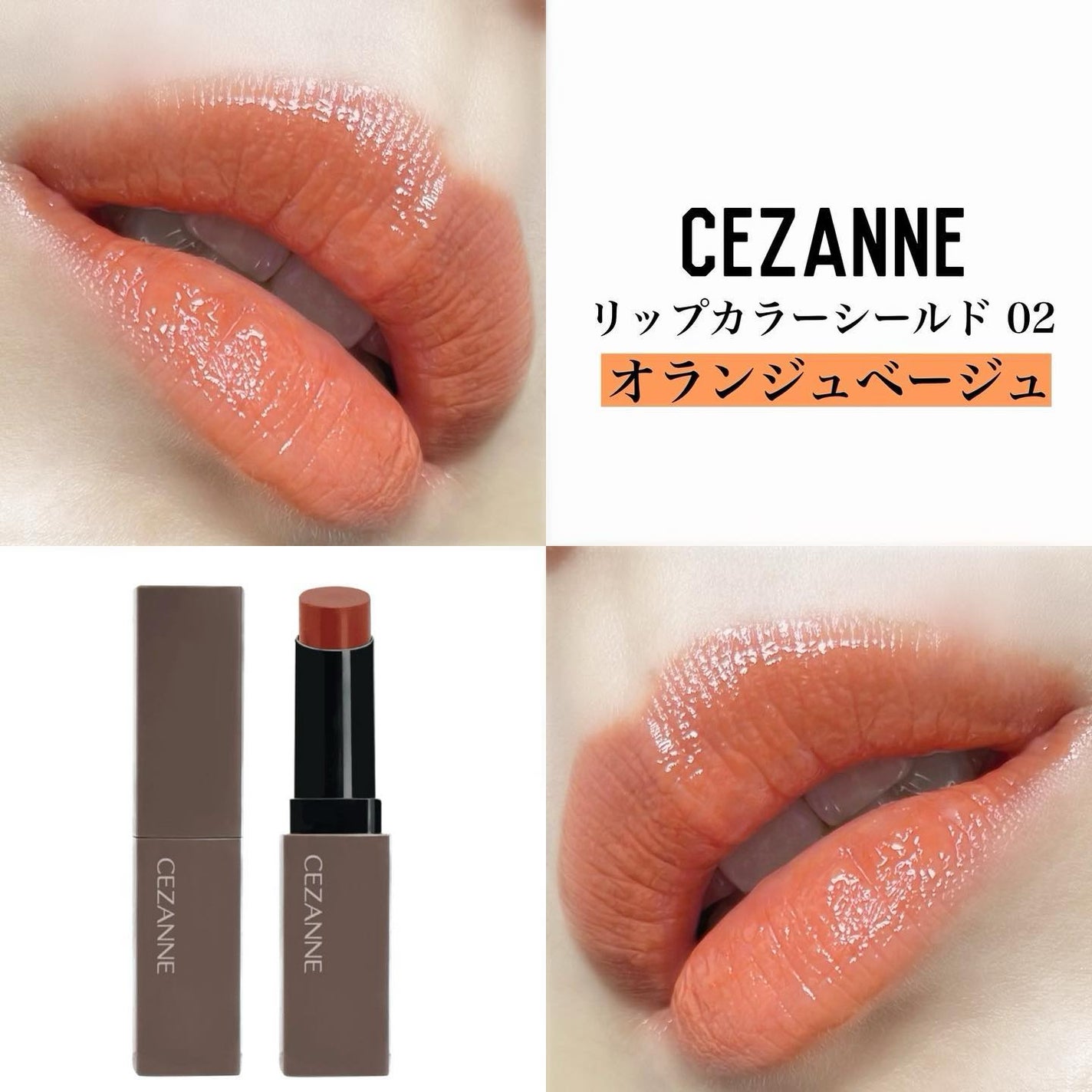 リップカラーシールド/CEZANNE/口紅を使ったクチコミ(1枚目)