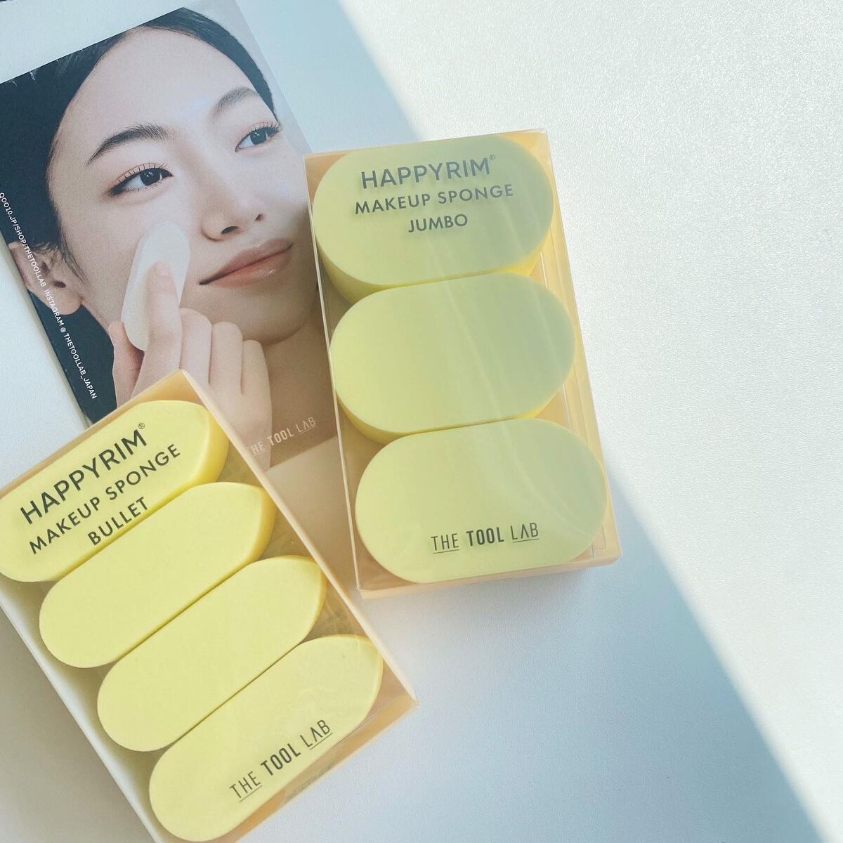 ハッピーリムメイクアップスポンジ Jumbo/THE TOOL LAB/パフ・スポンジを使ったクチコミ(1枚目)