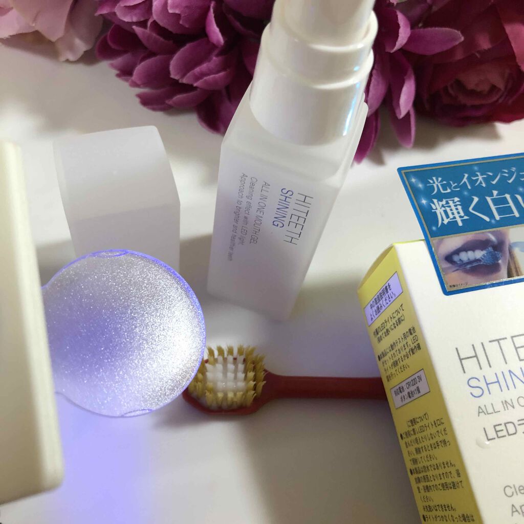 HITEETH ALL IN ONE MOUTH GEL SHINING LEDライト付き/R&/その他オーラルケアを使ったクチコミ(2枚目)