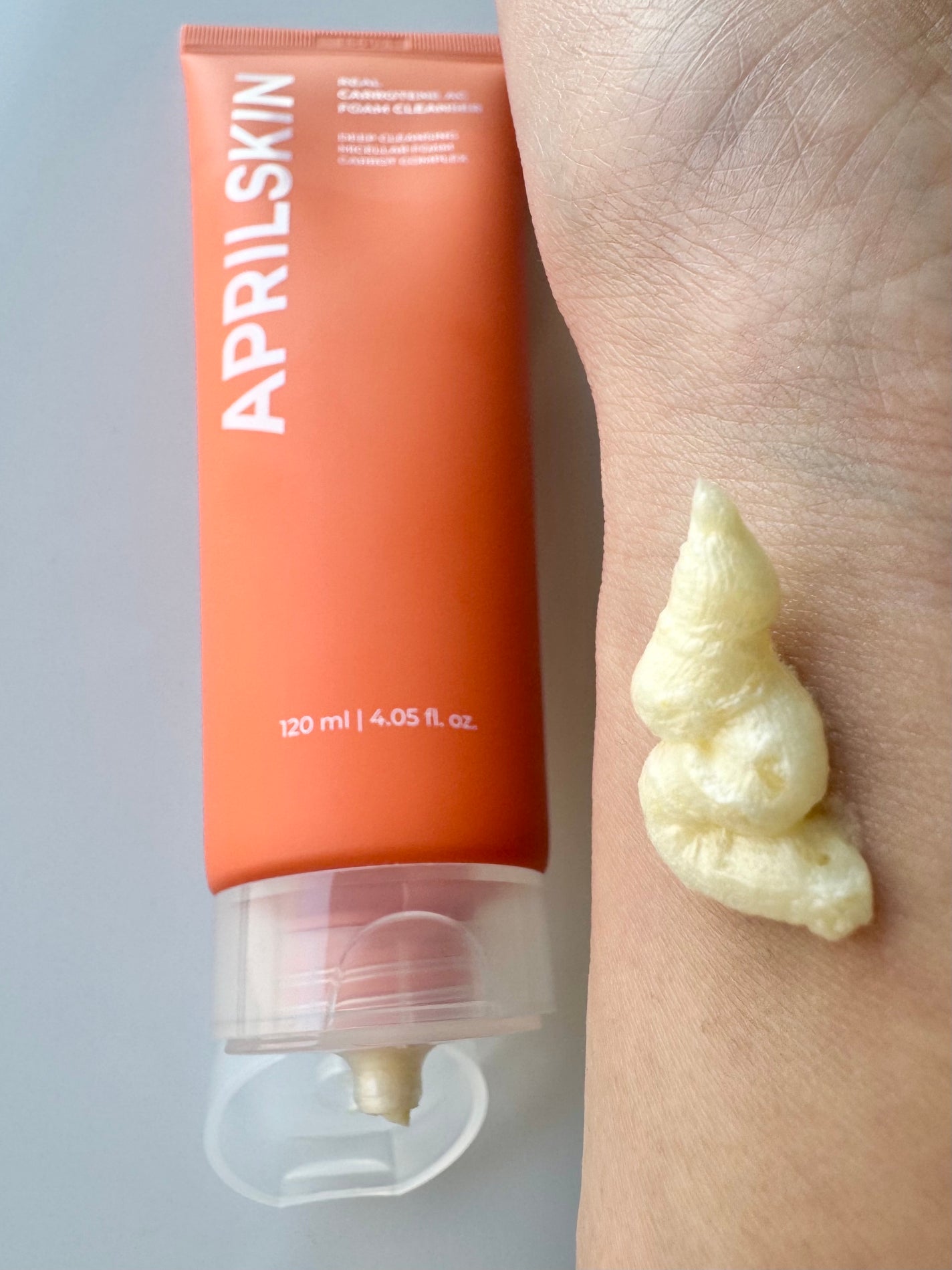 リアルカロテンクレンジングフォーム/APRILSKIN/洗顔フォームを使ったクチコミ(3枚目)