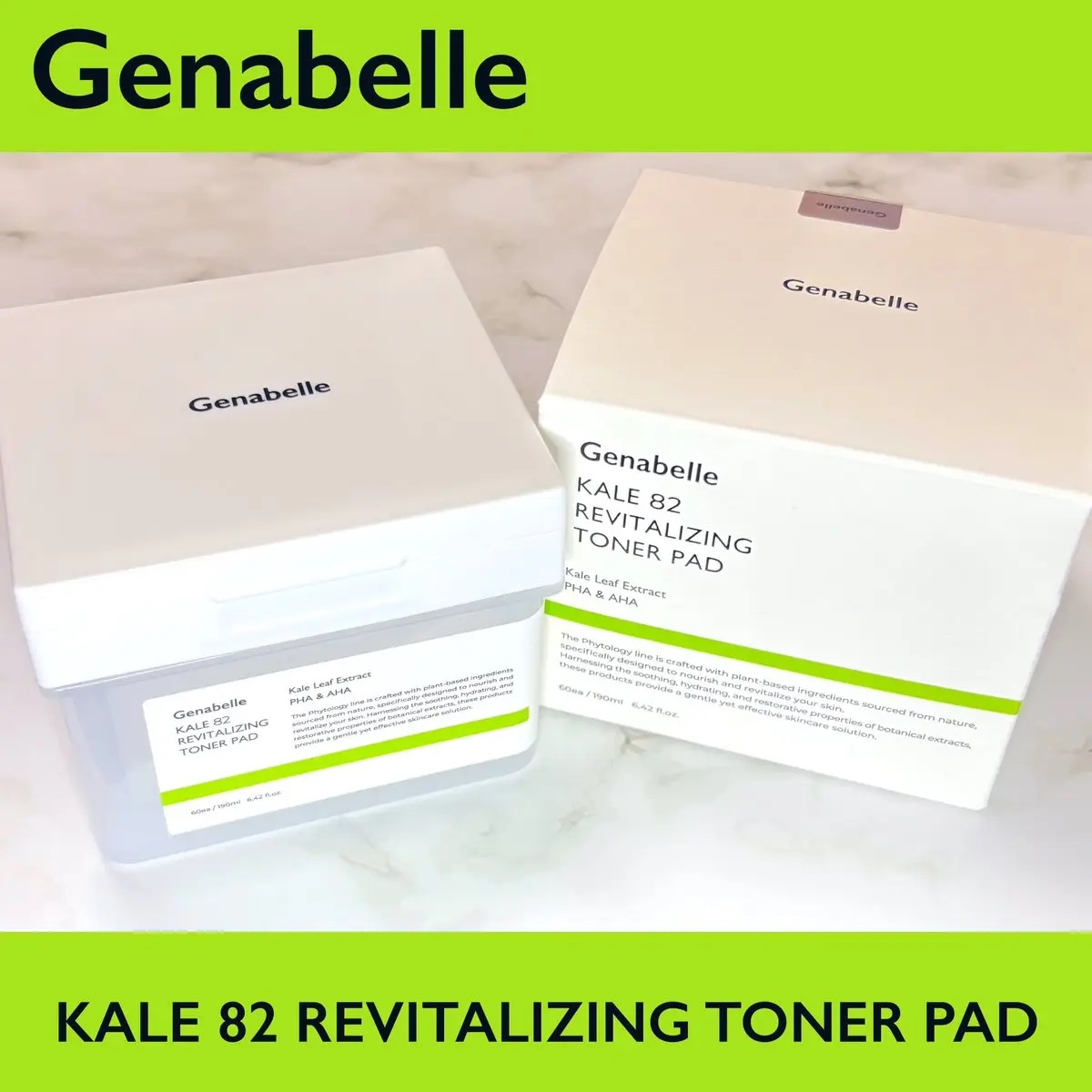 ケール82リバイタライジングトナーパッド/Genabelle/トナーパッドを使ったクチコミ（1枚目）