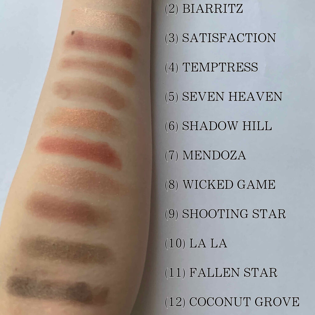 ナーズイスト ウォンテッド アイシャドーパレット/NARS/アイシャドウパレットを使ったクチコミ（2枚目）