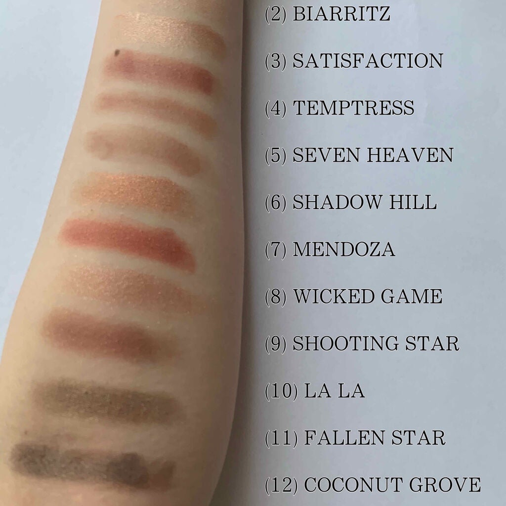 ナーズイスト ウォンテッド アイシャドーパレット/NARS/アイシャドウパレットを使ったクチコミ(2枚目)